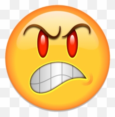 Angry Face Emoji Png 9 Png Image,Angry Anime Face Emoticons