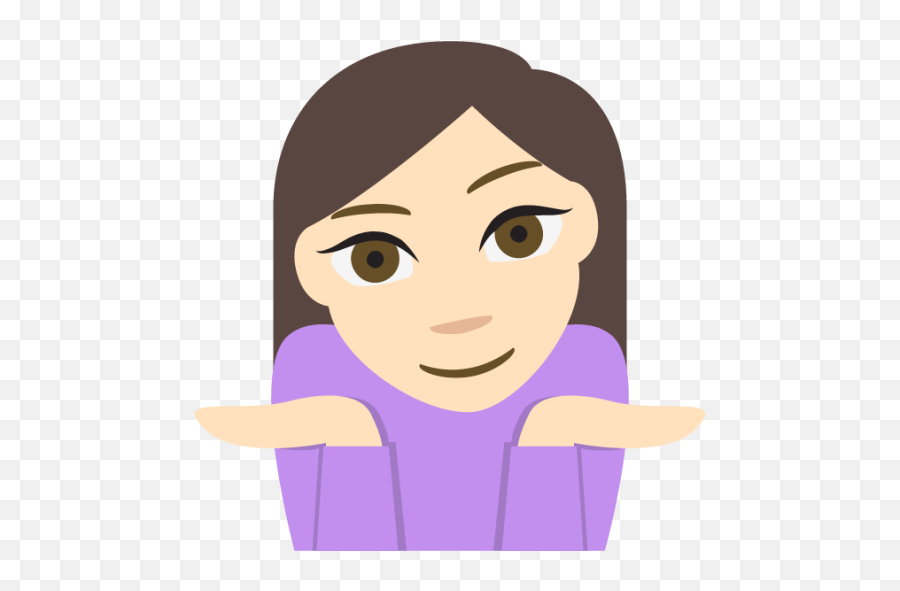 Shrug Tone 1 Emoji - Download For Free U2013 Iconduck,Emoji Fingers In Mouth Cartoon
