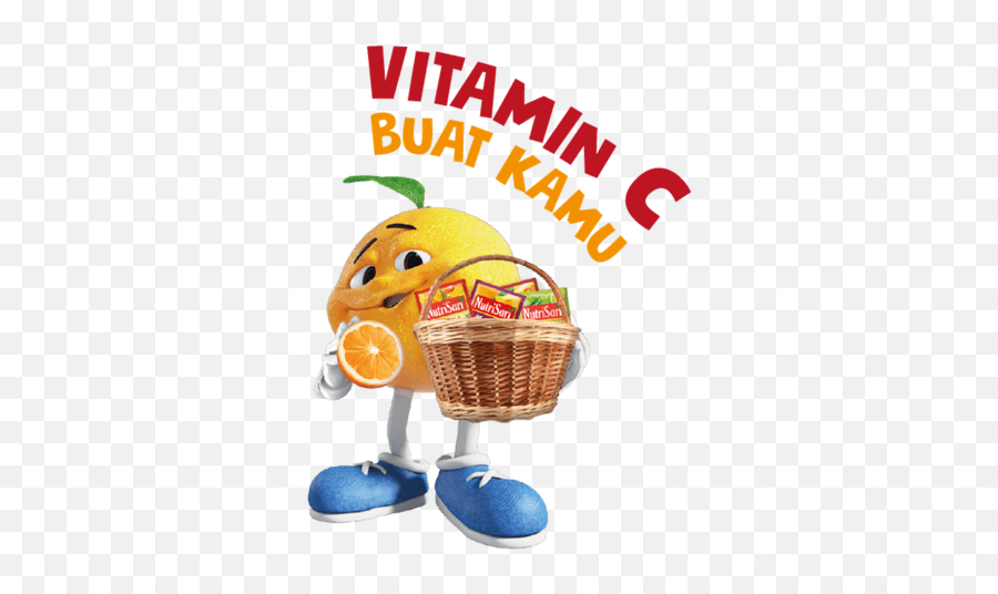 Si Jeruk Nutrisari Emoji,Wicker Basket Emoji