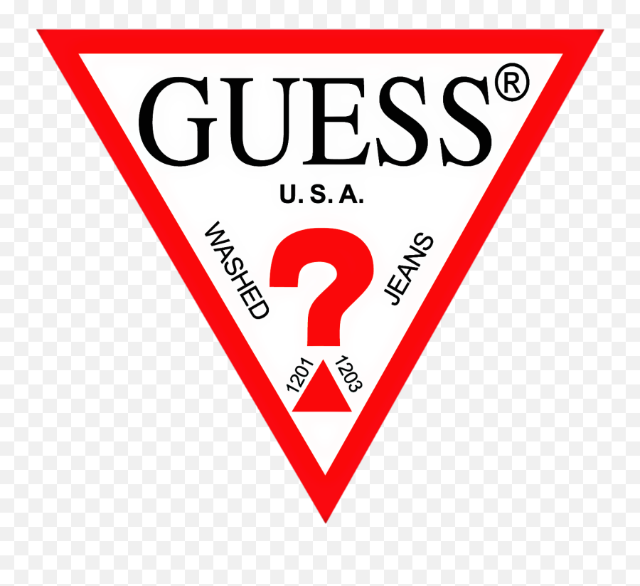 Guess Sticker - Transparent Guess Logo Emoji,Guess The Emoji 28