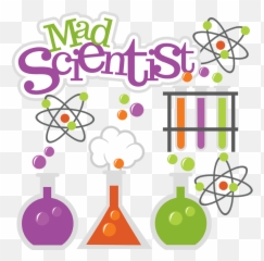 Science Experiment Clipart - Decoration Of Chemistry Project File Cover Emoji,Mad Scientist Emoji
