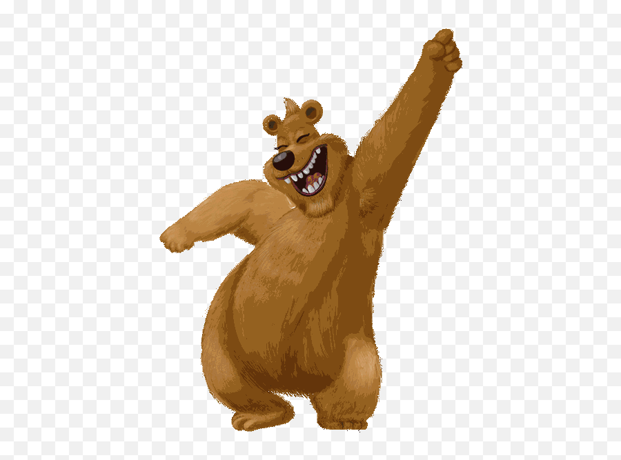 Движущиеся картинки для ватсапа. Танцующий медведь. Медведь танцует. Медведь анимация. Медведь мультяшный.