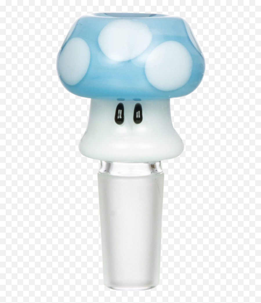 Empire Glassworks Blue Mushroom Bowl - Dot Emoji,Mushroom Emoji