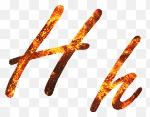 Letter H Fire Embers Lava Font - H Letter In Fire Font Emoji,Letter H Emoji