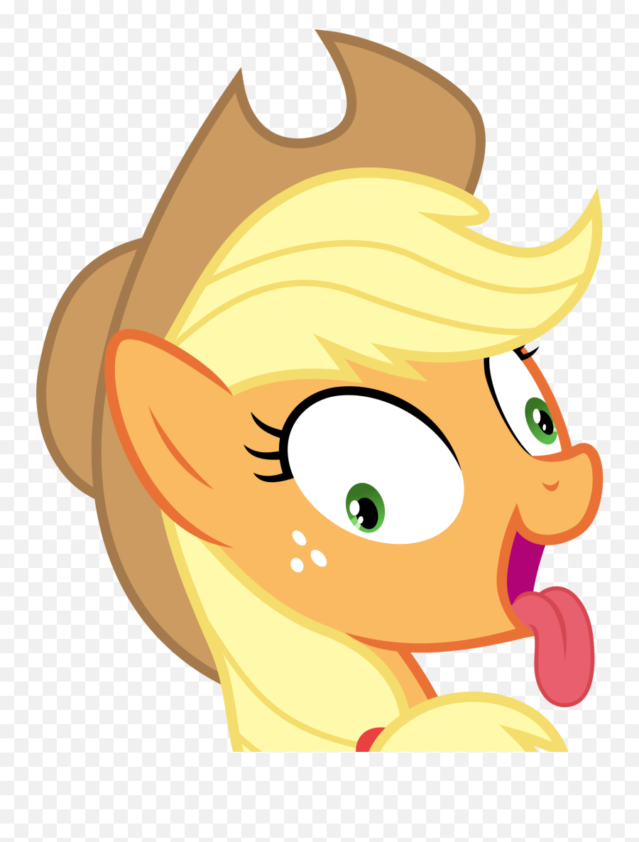 Really Silly Applejack By Magister39 - Silly Applejack My Little Pony Applejack Goofy Emoji,Silly Emotion