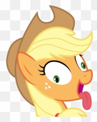 Really Silly Applejack By Magister39 - Silly Applejack My Little Pony Applejack Goofy Emoji,Silly Emotion