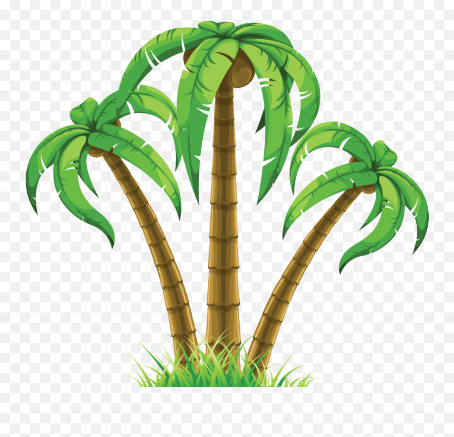 Free Palm Tree Cartoon Png Download - Palm Tree Clip Art Emoji,Palm Tree Emoji