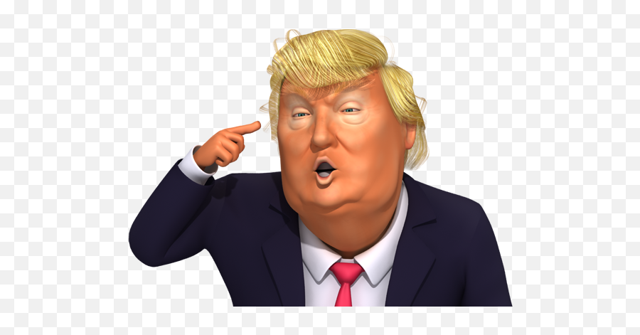 President Donald Trump Making America Great Again By Potato Labs Llc - 3d Cartoon Models Trump Emoji,Trump Wall Emoji