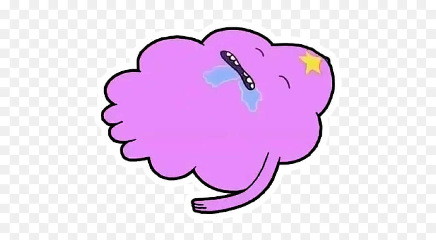 Lumpy Space Princess Adventure Time Stickers For Whatsapp - Girly Emoji,Adventure Time Emoji App