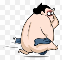 Ringo The Sumo Wrestler Stickers - Sumo Messenger Sticker Emoji,Sumo Wrestler Emoji