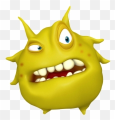 Download Emoticon Head Antivirus Brain - Virus Funny Transparent Emoji,Punch Emoticon