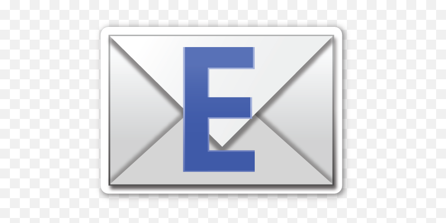 Email Symbol - Vertical Emoji,Triangle Emoji