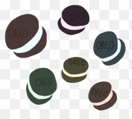 Scdesserts Scdessert Dessert Sticker - Dot Emoji,Oreo Cookie Emoji