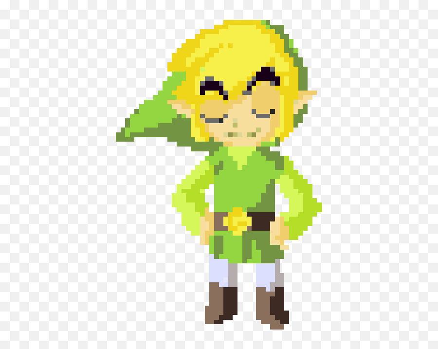 Pixel Link Gif - Transparent Wind Waker Gif Emoji,Emotion Pixel Gif