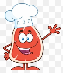 Clipart Hands Wave Goodbye - Cartoon Steak Png Download Steak Cartoon Emoji,Wave Goodbye Emoticon