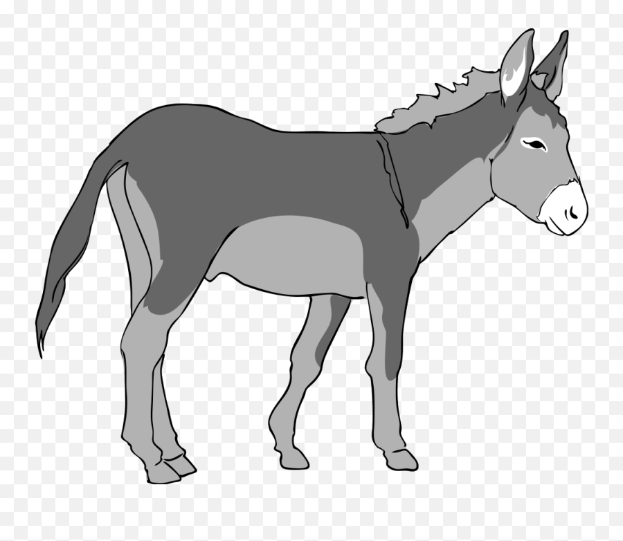 Politics Clipart Donkey Politics Donkey Transparent Free - Donkey Clipart Transparent Emoji,Free Donkey Emojis