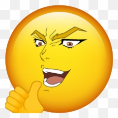 You Were Expecting An Emoji But It Was Me Dio Animemes - Kono Dio Da Face Transparent,Fight Me Emoticon