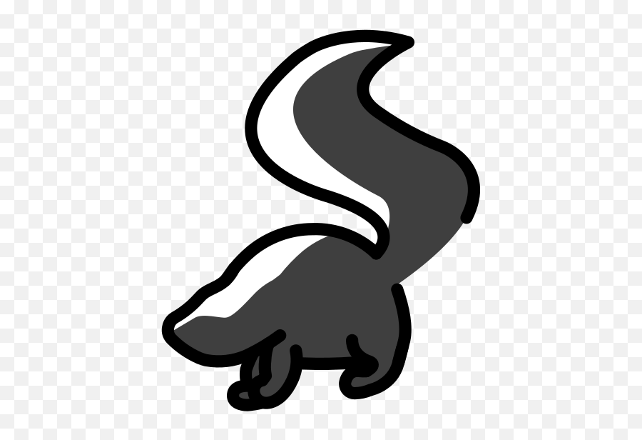 Skunk - Skunk Emoji Png,New Emojis Skunk
