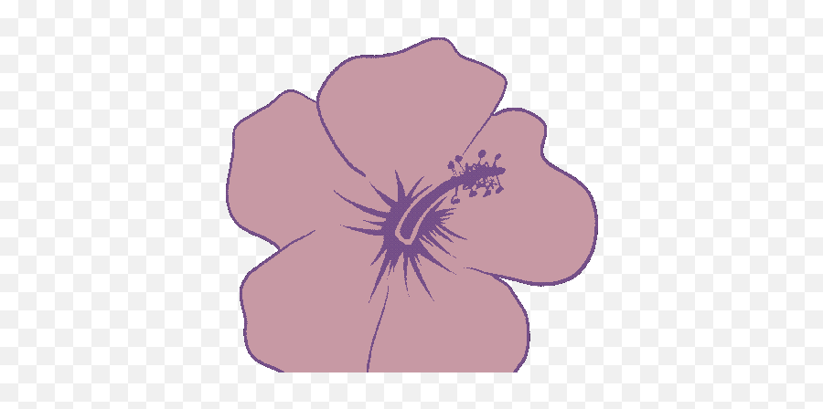 Chaukiss Sticker For Ios Android Giphy Animated Flower Gif - Hollyhocks Emoji,Hibiscus Emoji