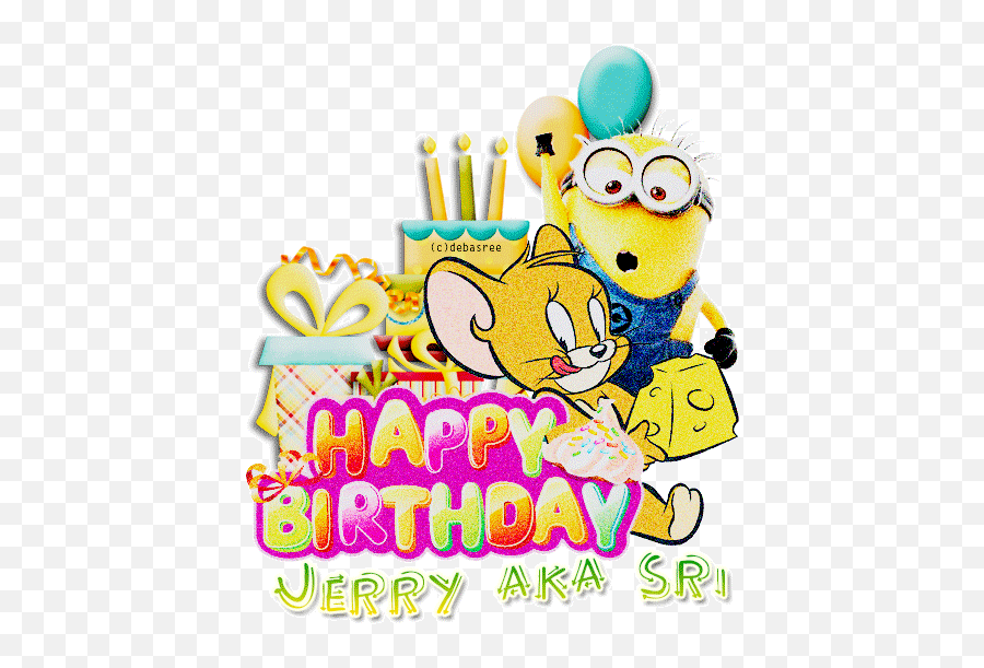 Tom Jerry Birthday Gif - Tom And Jerry Happy Birthday Gif Emoji,Spanking Animated Emoticons