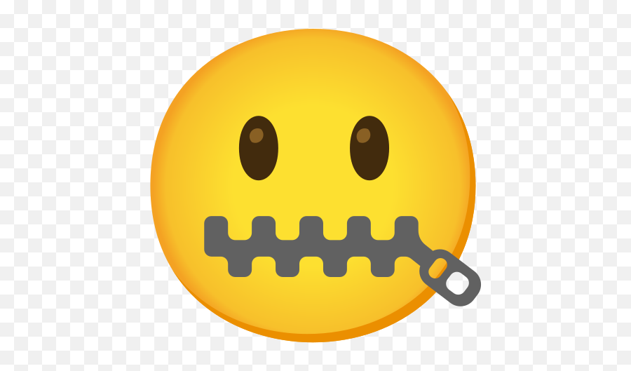 Faccina Con Bocca Con Cerniera Emoji - Zipper Face Emoji Meaning,Hahaha Emoji