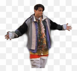 Friends Joey Joeytribbiani Sticker - Joey With All Clothes Emoji,Joey Tribiani Emoji
