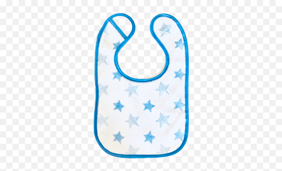 Blue U0026 White Stars Shoulder Bibs For Babies Boys Sjs Bazar - Solid Emoji,Newborn With Emoji Name