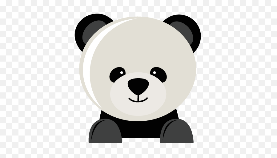 Download Panda Bear Png Black And White Library - Cute Panda Cute Panda Bear Png Emoji,Panda Bear Emoji