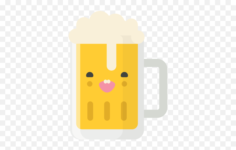 Happy Beer Drink Free Icon Of Happy Manje - Beer Glassware Emoji,Emoticon Cervezas Whatsapp