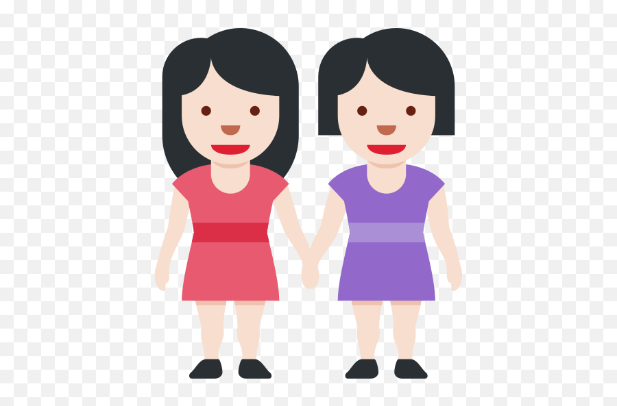 Female Handshakes With Light Skin Tone - Claro O Oscuro Dibujo Animado Emoji,Raindrops Eggplant Emoji