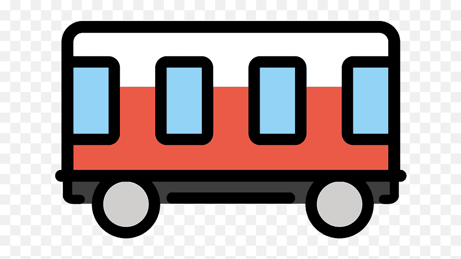 Railway Car - Emoji Meanings U2013 Typographyguru Vagon Dibujo Animado Png,Bus Emoji