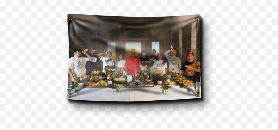 Products U2013 Page 9 U2013 Banger Flags - Last Supper Meme Flag Emoji,Crank That Emojis Soulja Boy