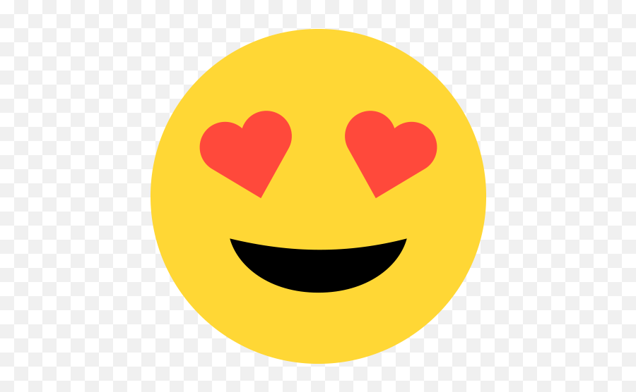 Emoji - Heart Eyes Emoji Vector,Eyes Emoji Png