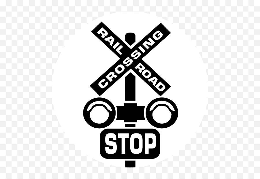 Railroad Crossing Clip Art - Clipartsco Emoji,Cross Stop Sign Emoticon