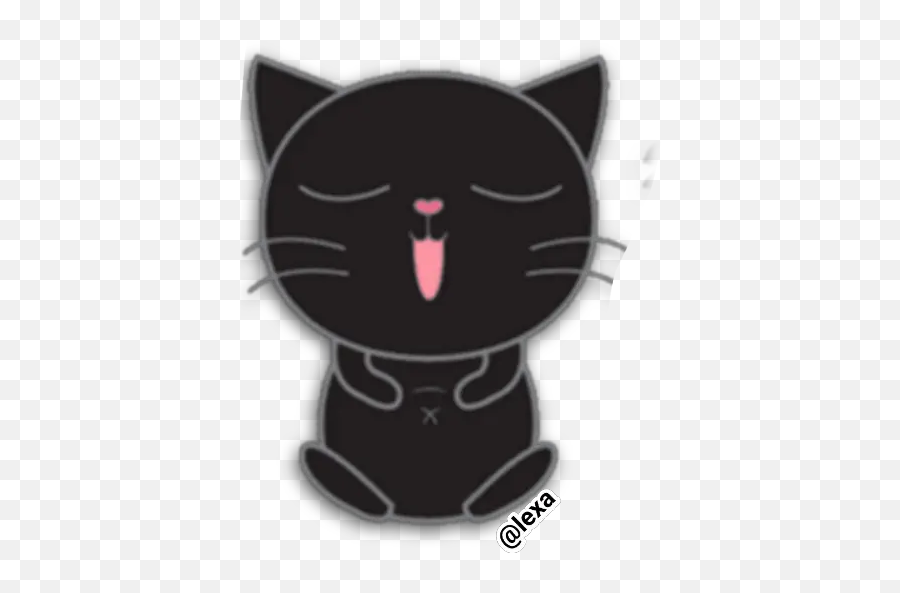 Sticker Maker - Black Cat Emoji,Black Kitty Emoji