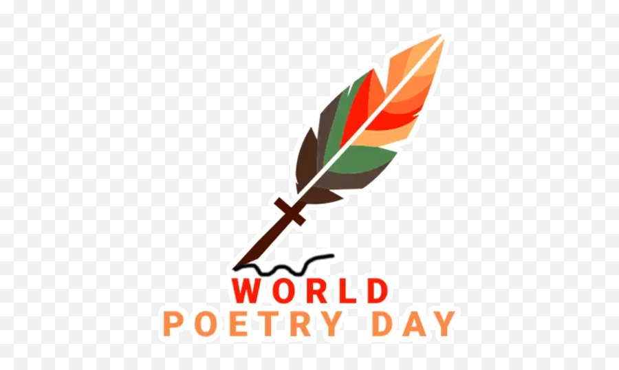 World Poetry Day By Stickercommunitycom - Sticker Maker For Emoji,Poetry Emoji