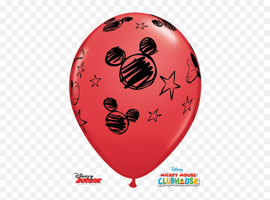 10 X 11 Disney Mickey Mouse Assorted Qualatex Latex - Mickey Mouse Clubhouse Emoji,Mickey Mouse Ears Emoji