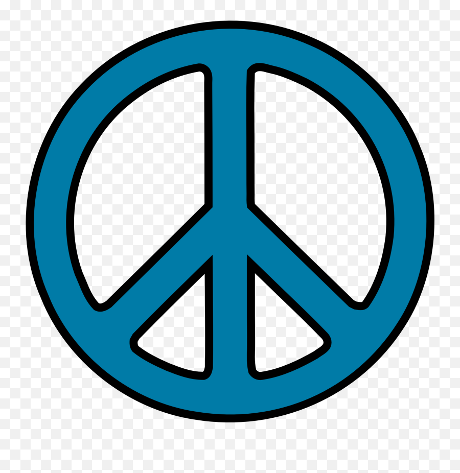 Peace Sign Clipart Png Image With No - Transparent Peace Sign Clipart Emoji,Peace Symbol Emoji