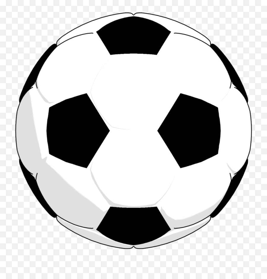 Black And White Soccer Ball Clip Art - Soccer Ball Clipart Png Emoji,Soccer Goal Emoji