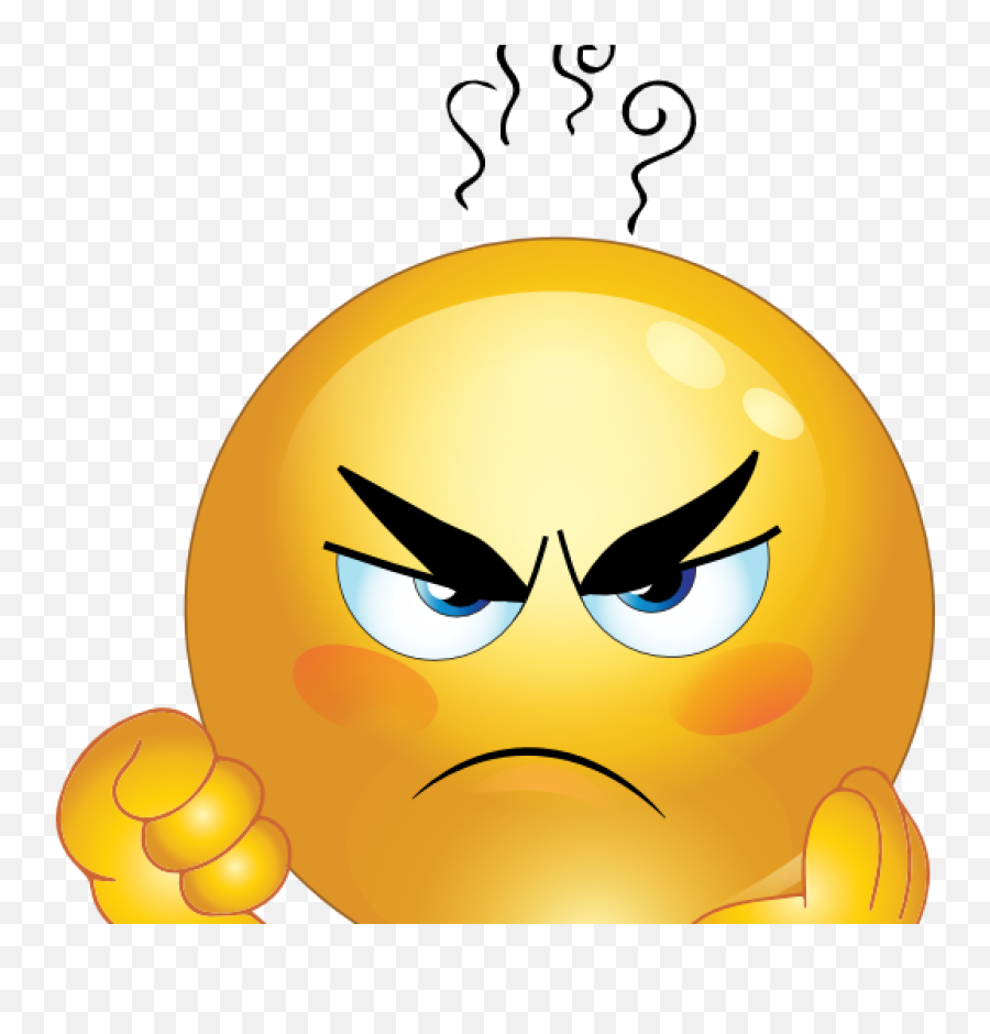 Free Emoticons Clipart Free Emoticons - Transparent Background Angry Emoji,Frustrated Emoji