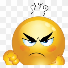 Free Emoticons Clipart Free Emoticons - Transparent Background Angry Emoji,Frustrated Emoji