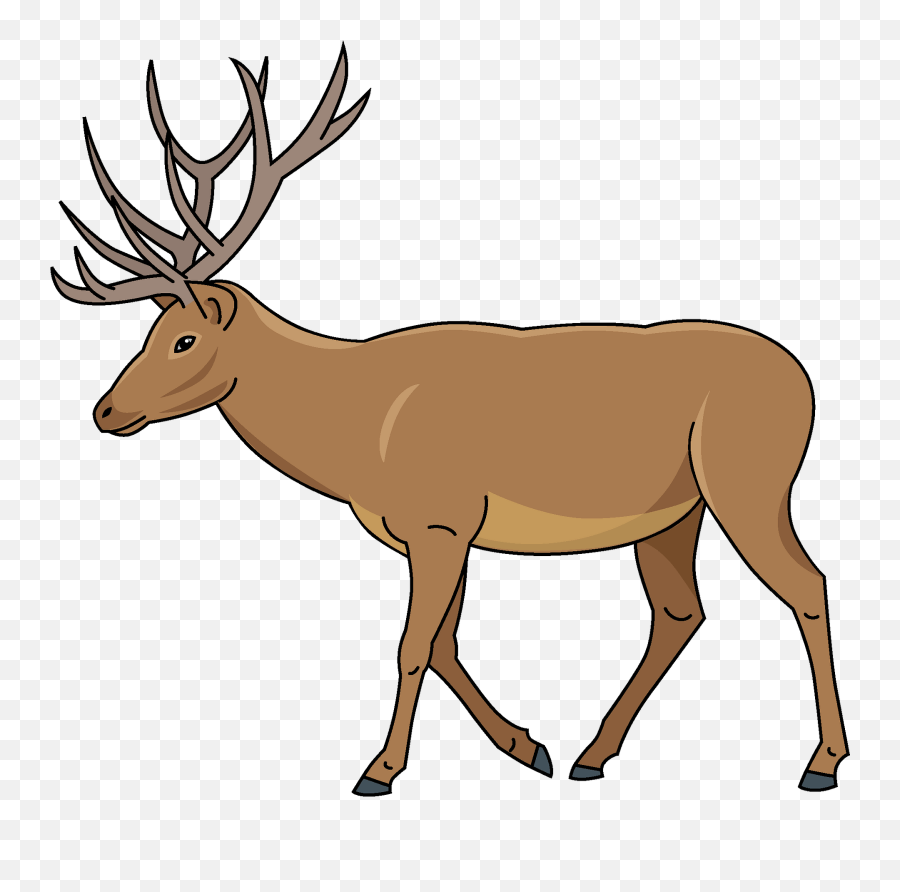 Deer Clipart - Deer Clipart Emoji,Whitetail Deer Emoji