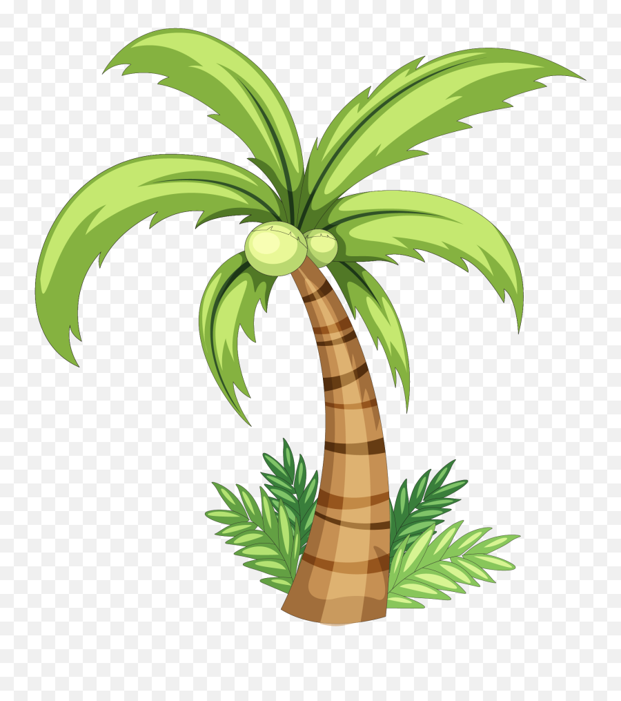 Download Palm Tree Watercolor Png Image - Easy Coconut Tree Drawing Emoji,Palm Tree Emoji