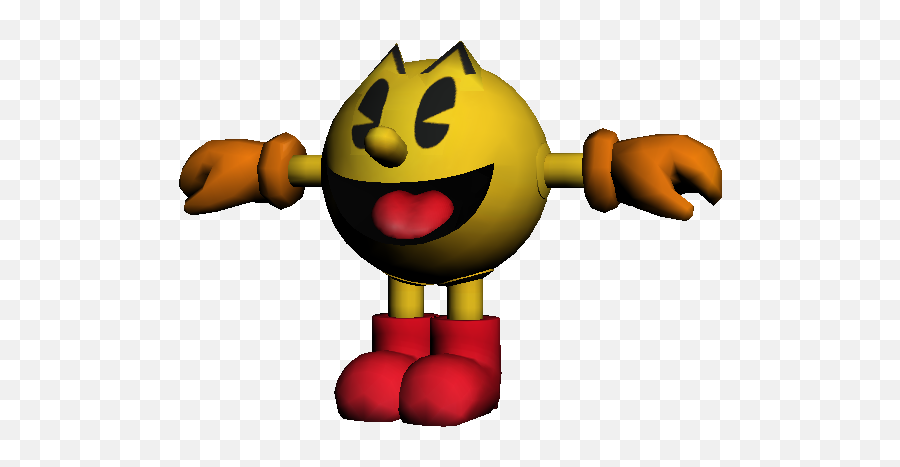 General Custom Made Models - Pac Man Ssb4 Model Emoji,Thank God Emoticon