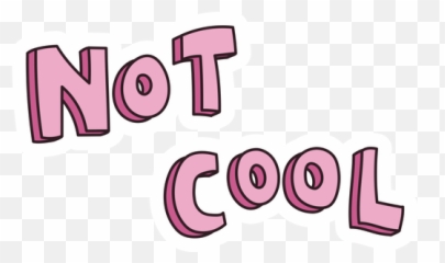 Inscription Not Cool Sticker - Sticker Mania Dot Emoji,Skull Sleep Emoji