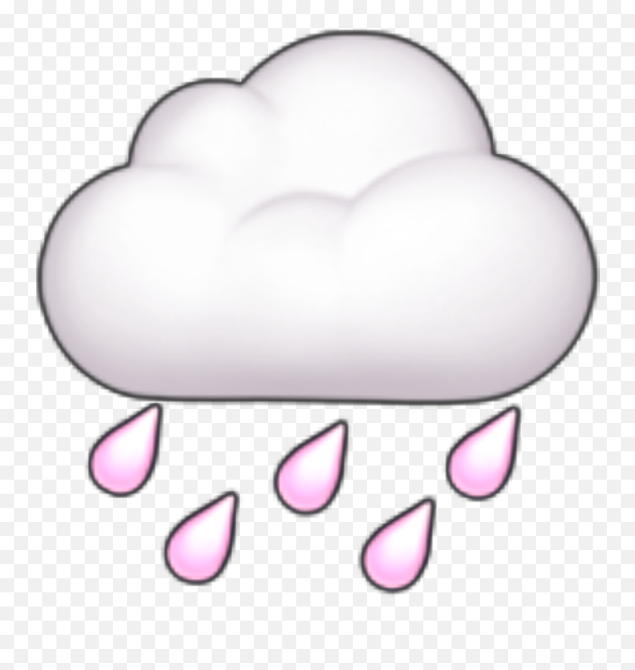 Sticker - Language Emoji,Cloud With Rain Emoji