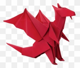 Origami Dragon Paper Animal Sticker - Origami Dragon Png Emoji,Origami Emoji