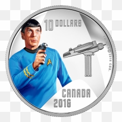 2 Oz - Canada Mint Star Trek Emoji,Spock Showing Emotion