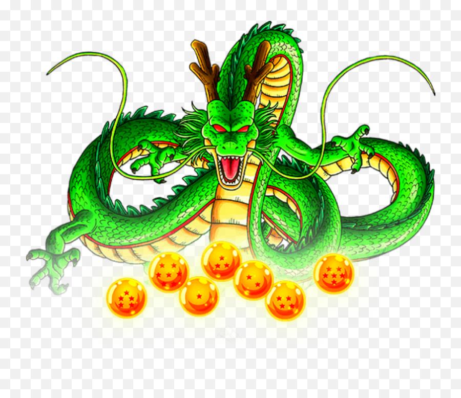 Download Ball Gotenks Shenron Dragon - Shenron Dragon Ball Png Emoji,Goku Emoticon