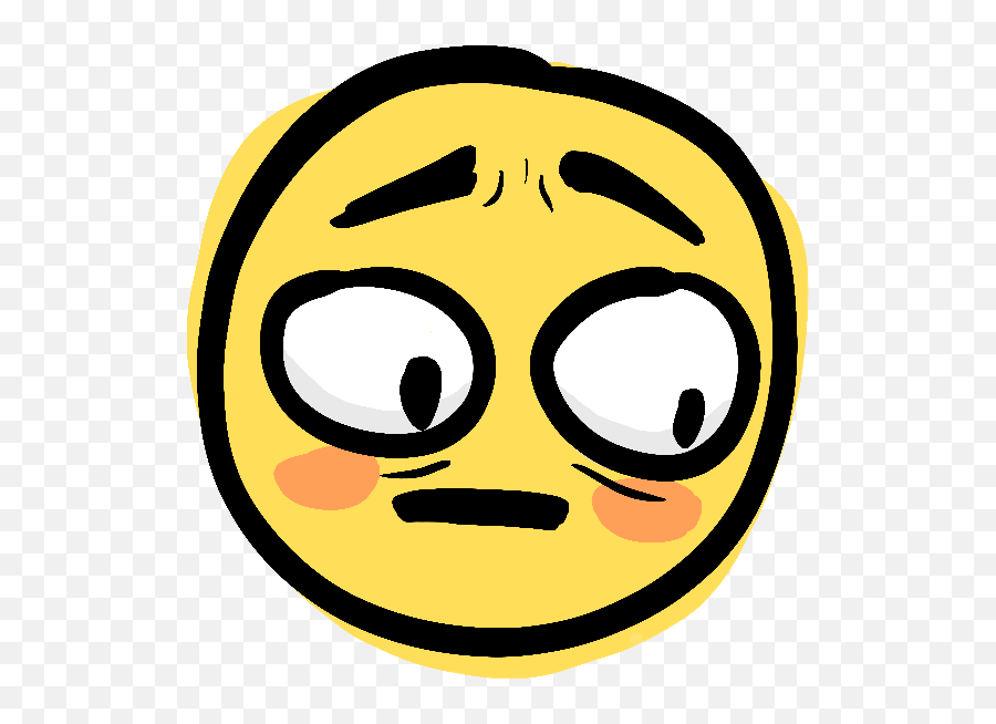 Emoji Emojisticker Flushed Emoji - Happy,Flushed Emoji Png